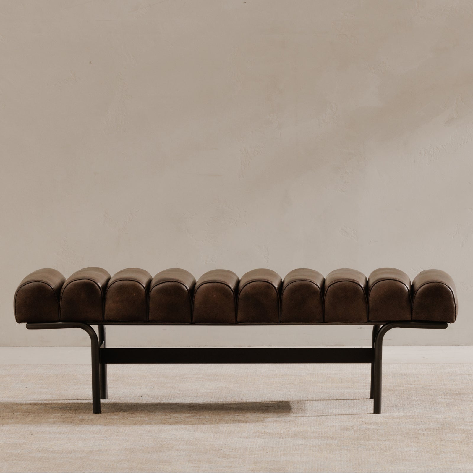 Moe's Home Collection - Harrison Bench Dark Brown - QN-1031-20 | American Home Furniture