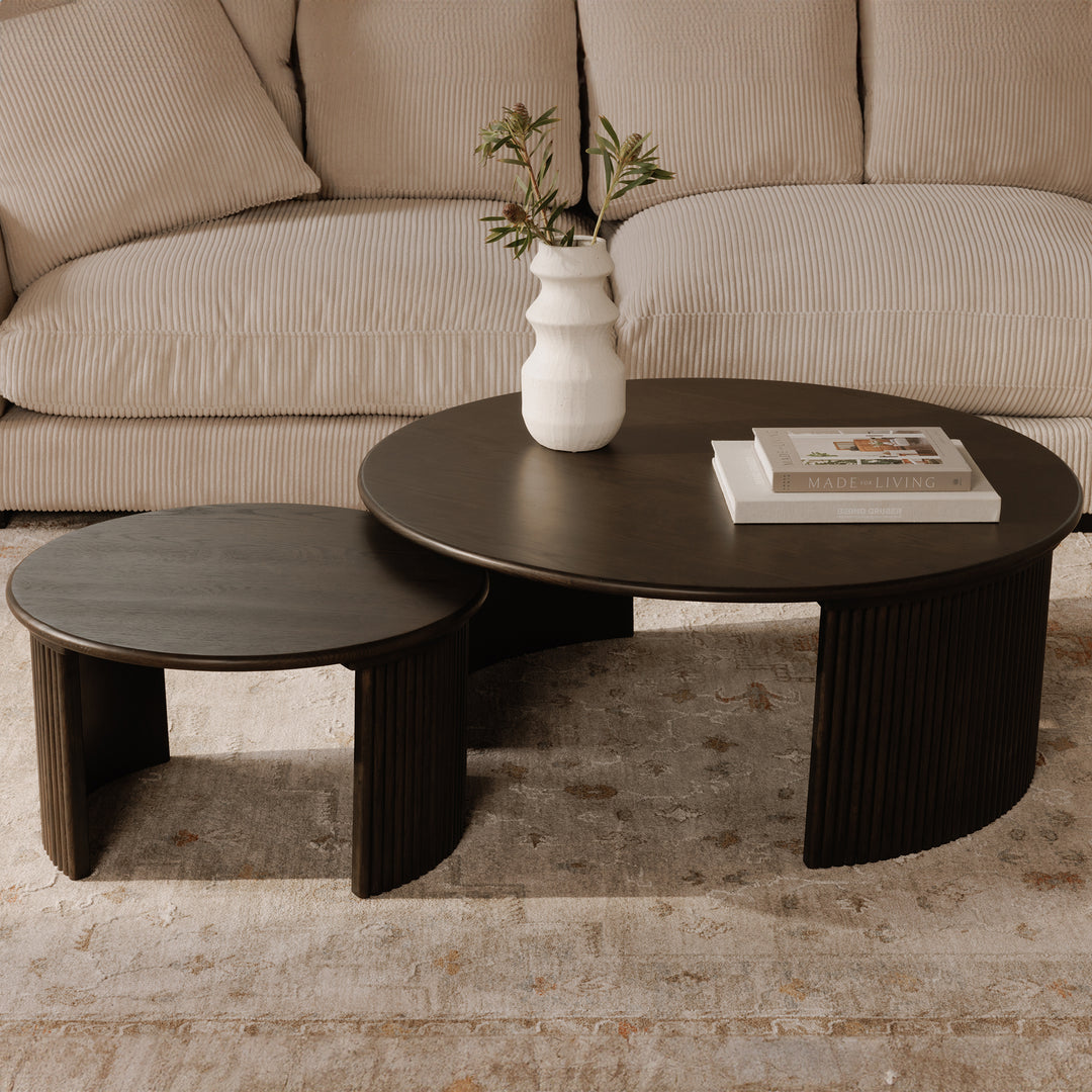 Moe's Home Collection - Penny Large Coffee Table Dark Brown - QO-1012-20 | American Home Furniture