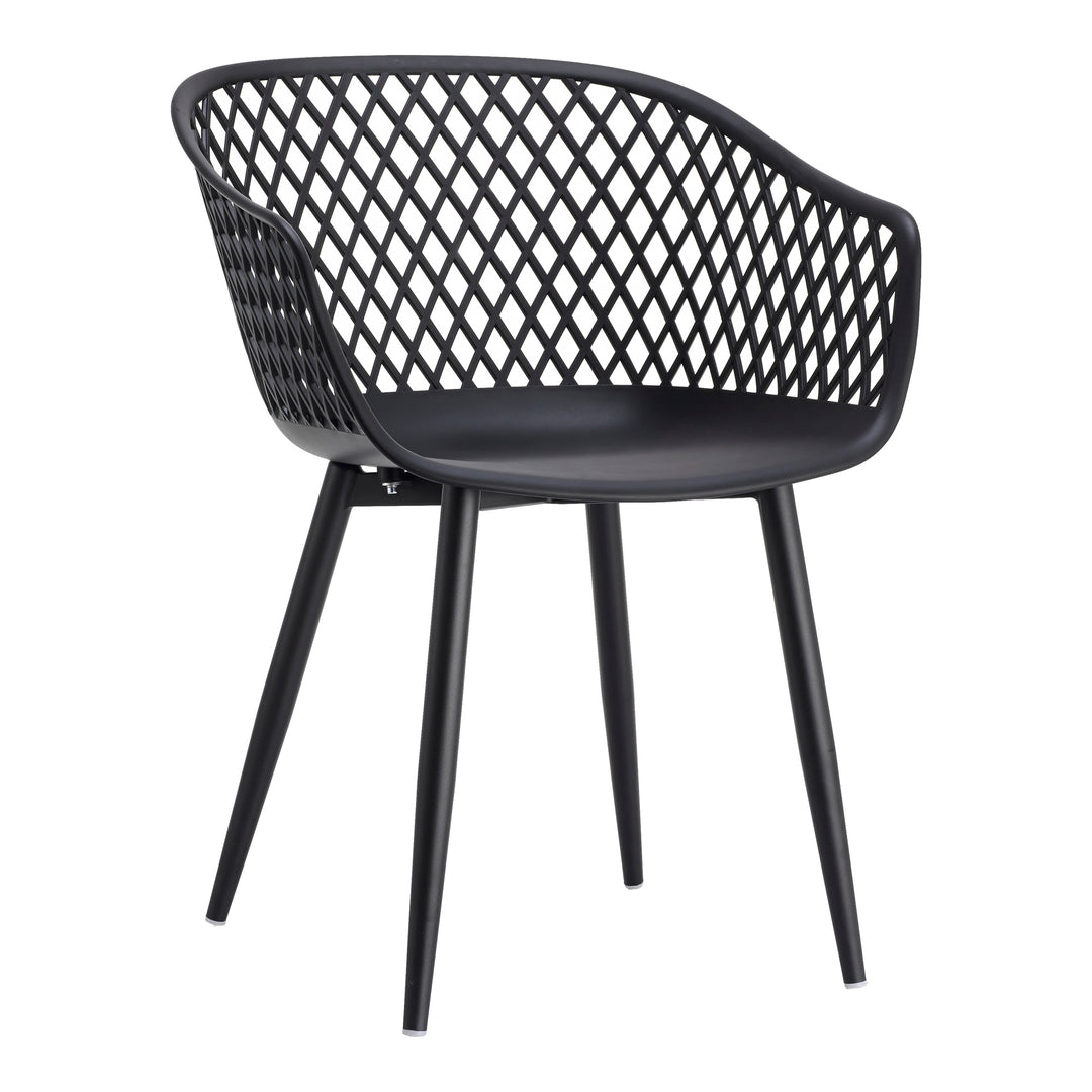 Moe's Home Collection - Piazza Outdoor Chair Black - Set Of Two - QX-1001-02 | American Home Furniture