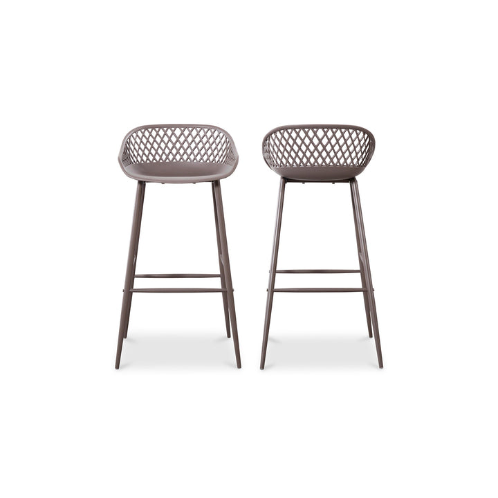 Piazza Outdoor Barstool Grey - Set Of Two