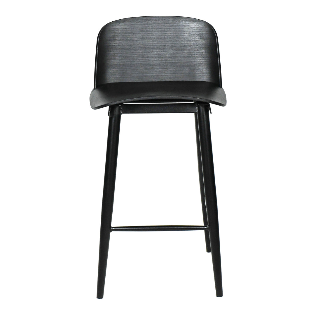 Moe's Home Collection - Looey Counter Stool Black - Set Of Two - QX-1008-02 | American Home Furniture