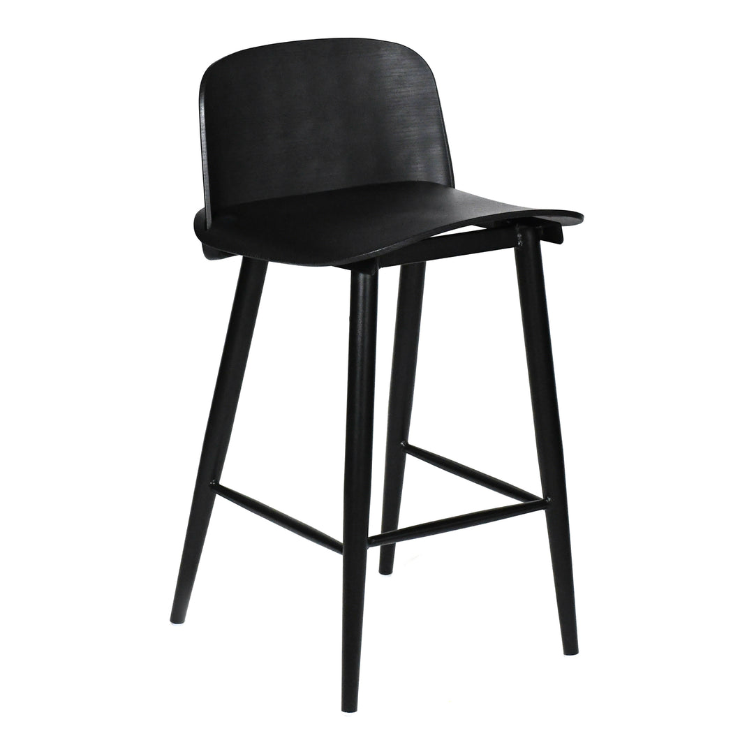 Moe's Home Collection - Looey Counter Stool Black - Set Of Two - QX-1008-02 | American Home Furniture