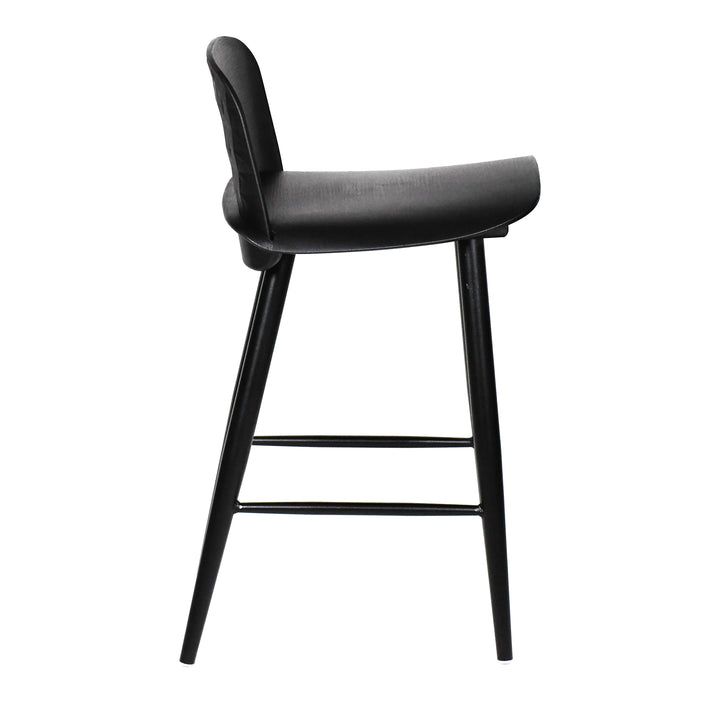 Moe's Home Collection - Looey Counter Stool Black - Set Of Two - QX-1008-02 | American Home Furniture