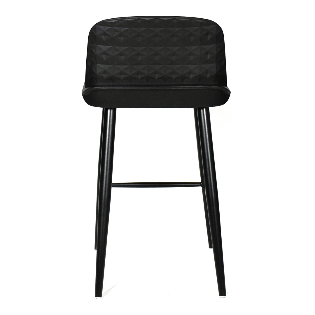 Moe's Home Collection - Looey Counter Stool Black - Set Of Two - QX-1008-02 | American Home Furniture