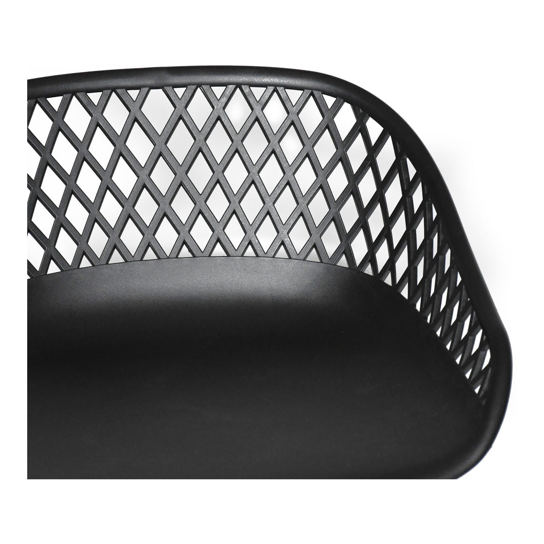 Moe's Home Collection - Piazza Outdoor Counter Stool Black - Set Of Two - QX-1009-02 | American Home Furniture