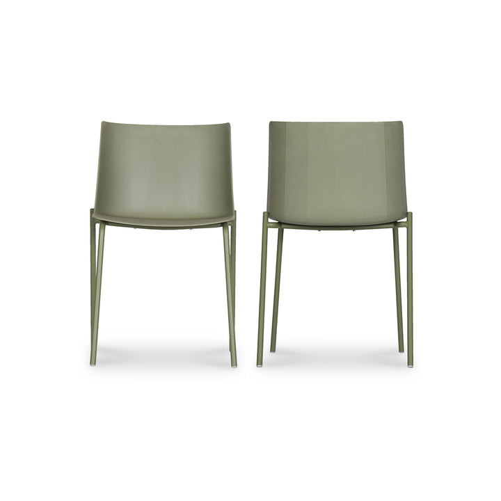 Moe's Home Collection - Silla Outdoor Dining Chair Sage Green - Set Of Two - QX-1010-16 | American Home Furniture