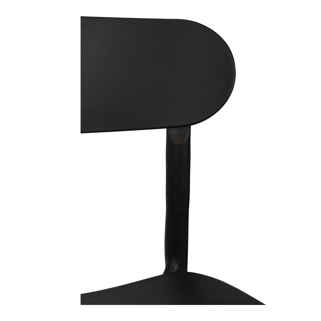 Moe's Home Collection - Kent Outdoor Dining Chair Black - Set of 2 - QX-1017-02 | American Home Furniture