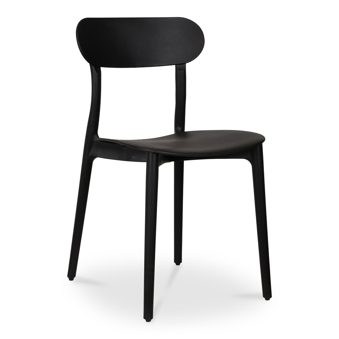 Moe's Home Collection - Kent Outdoor Dining Chair Black - Set of 2 - QX-1017-02 | American Home Furniture