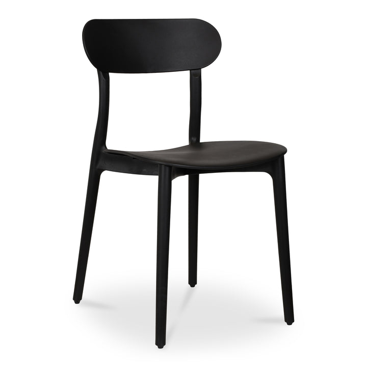 Moe's Home Collection - Kent Outdoor Dining Chair Black - Set of 2 - QX-1017-02 | American Home Furniture