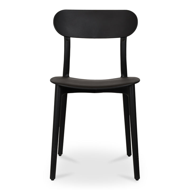Moe's Home Collection - Kent Outdoor Dining Chair Black - Set of 2 - QX-1017-02 | American Home Furniture