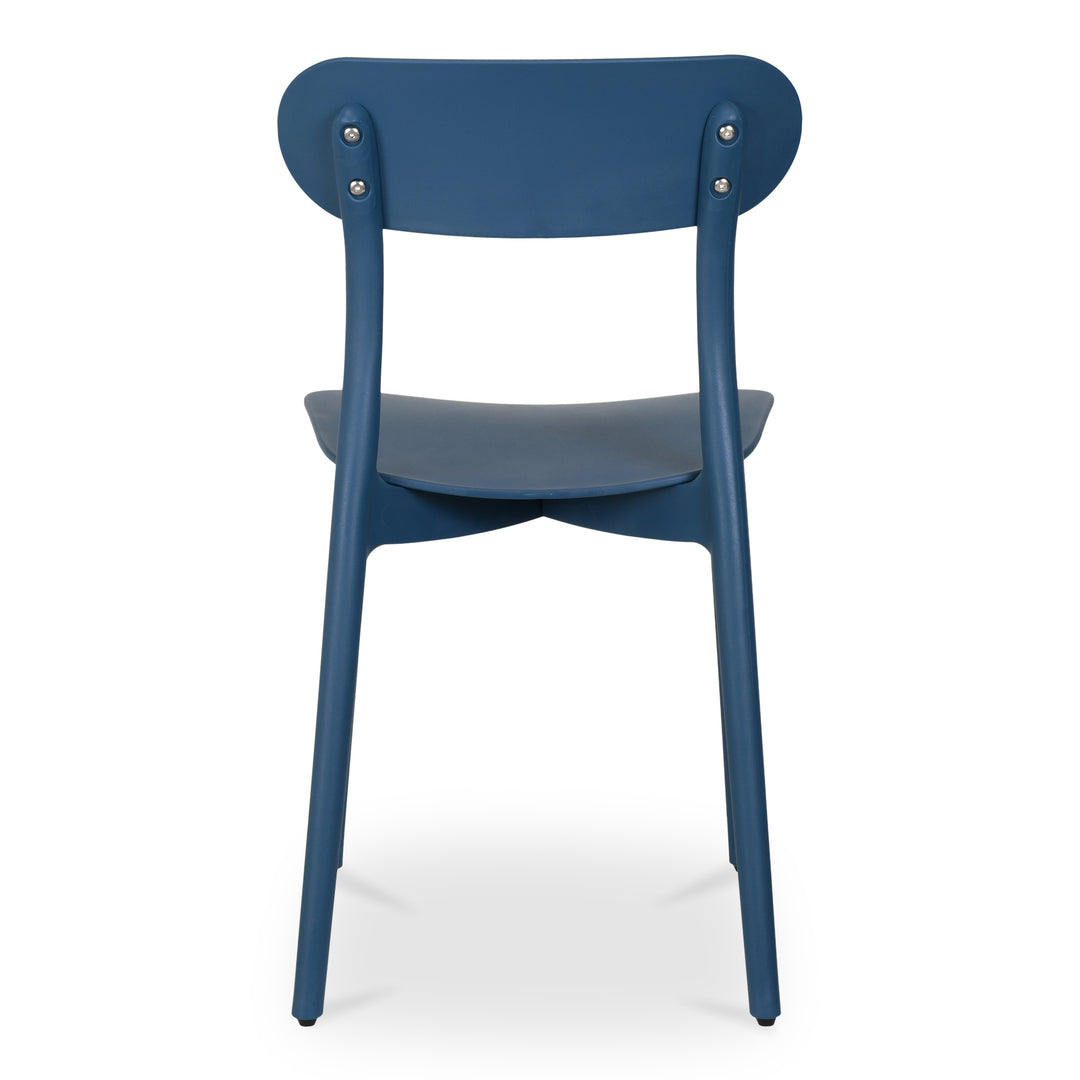Moe's Home Collection - Kent Outdoor Dining Chair Navy - Set of 2 - QX-1017-46 | American Home Furniture