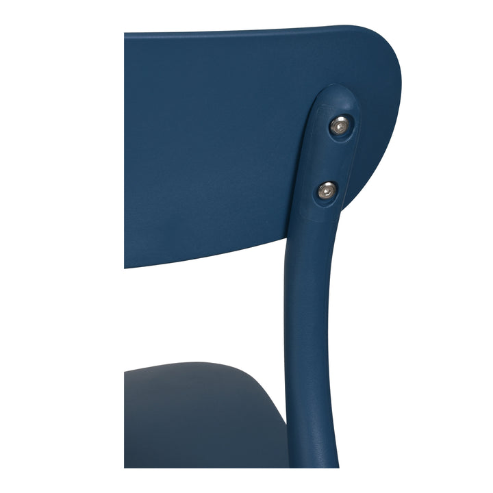Moe's Home Collection - Kent Outdoor Dining Chair Navy - Set of 2 - QX-1017-46 | American Home Furniture