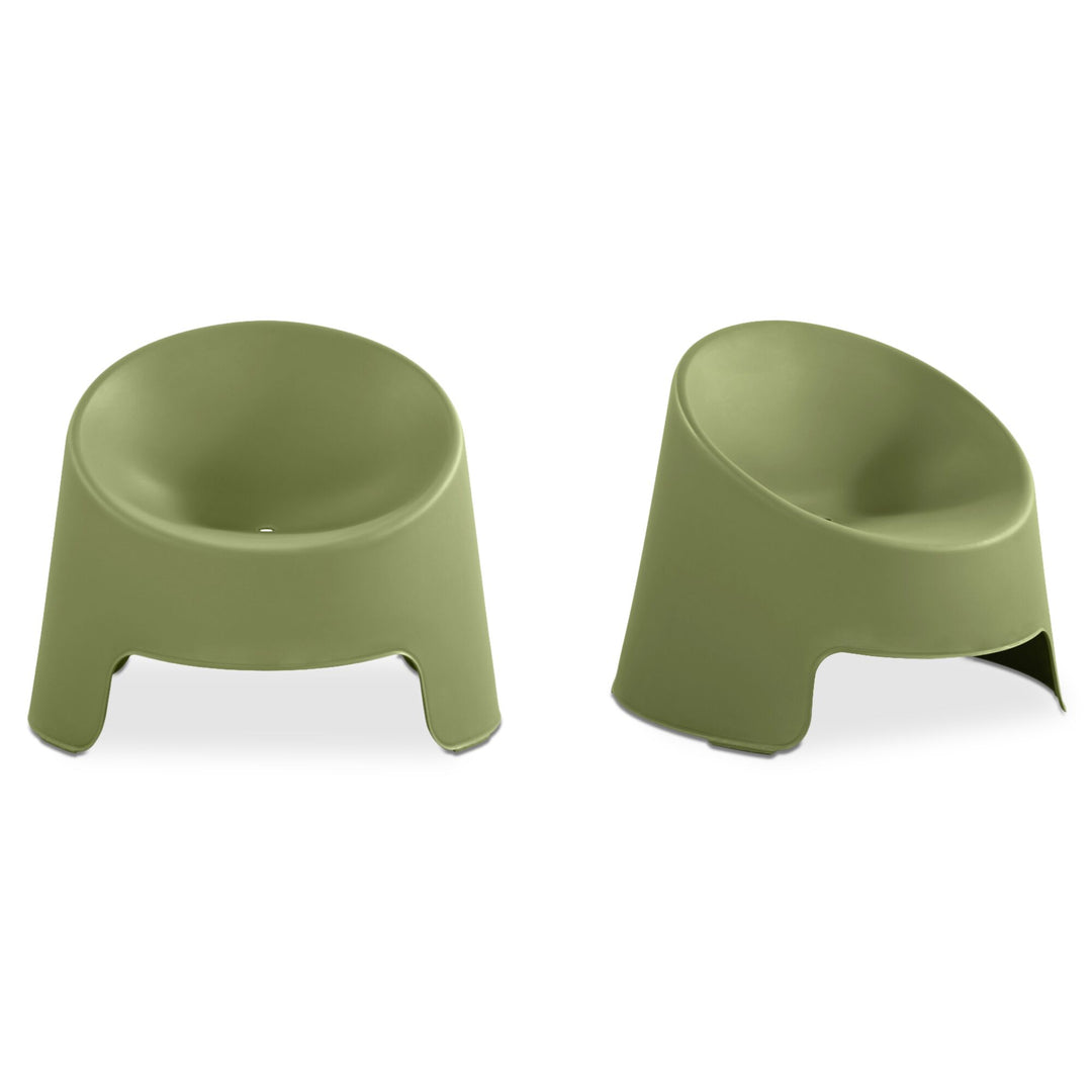 Nolla Outdoor Accent Chair Set of Two