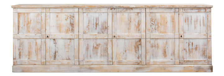 American Home Furniture | Sarreid - Luciana 6 Wood Dr Buffet 112 Disr.Wht 