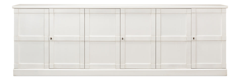 American Home Furniture | Sarreid - Luciana 6 Wood Dr Buffet 112 Cortina Wh