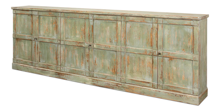 American Home Furniture | Sarreid - Luciana 6 Dr Buffet 112 Italian Sage