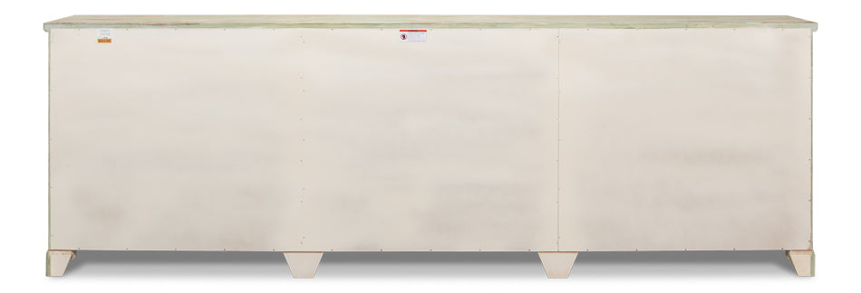 American Home Furniture | Sarreid - Luciana 6 Dr Buffet 112 Italian Sage