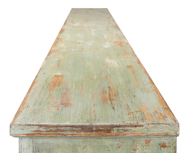 American Home Furniture | Sarreid - Luciana 6 Dr Buffet 112 Italian Sage