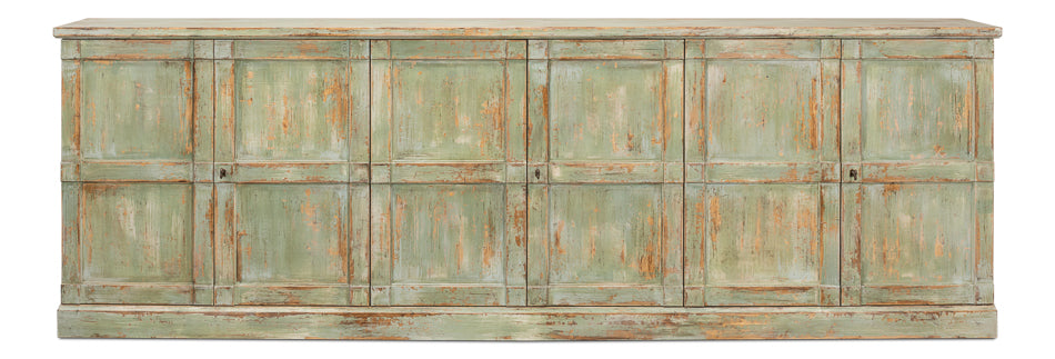 American Home Furniture | Sarreid - Luciana 6 Dr Buffet 112 Italian Sage