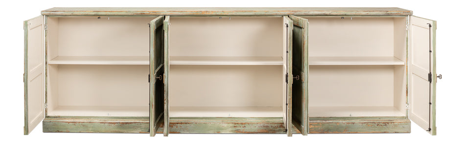 American Home Furniture | Sarreid - Luciana 6 Dr Buffet 112 Italian Sage