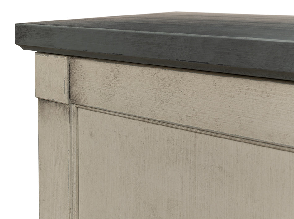 American Home Furniture | Sarreid - Luciana Wood Drs Buffet 112 W.Gry S.Gry