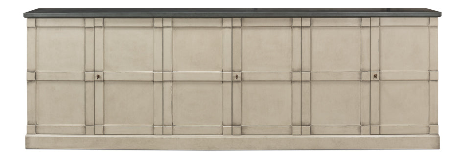 American Home Furniture | Sarreid - Luciana Wood Drs Buffet 112 W.Gry S.Gry