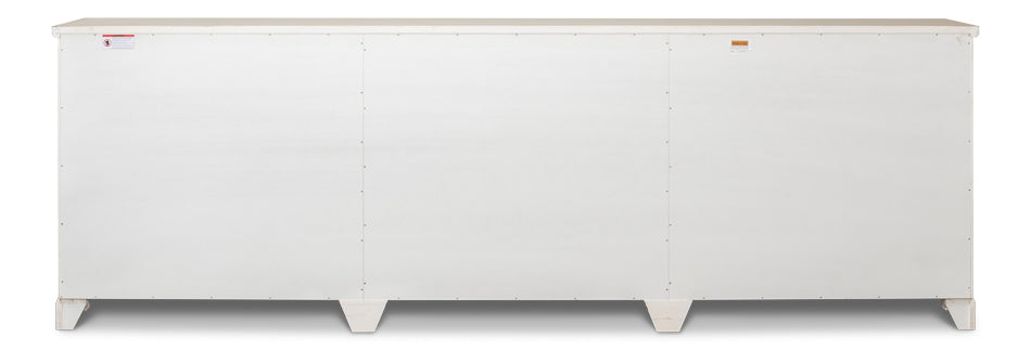 American Home Furniture | Sarreid - Luciana Wood Drs Buffet 112 St.Wht Grey