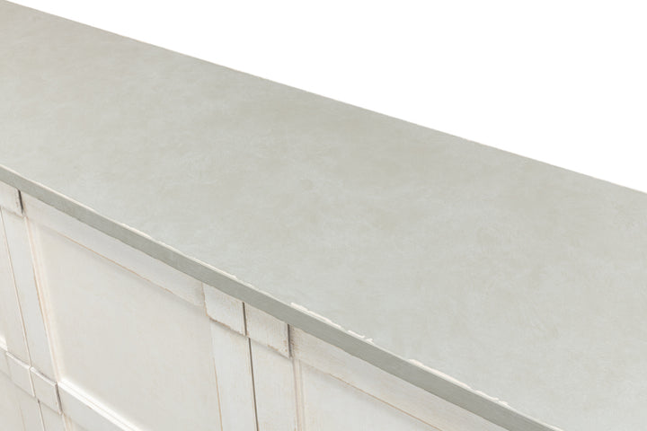 American Home Furniture | Sarreid - Luciana Wood Drs Buffet 112 St.Wht Grey