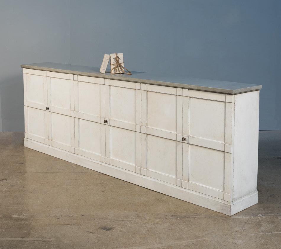 Sarreid Luciana Wood Drs Buffet 112 St.Wht Grey CABINETS