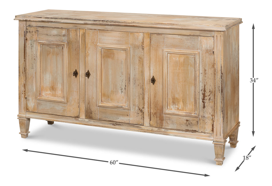 American Home Furniture | Sarreid - Louis Xvi Buffet - Antique Oak