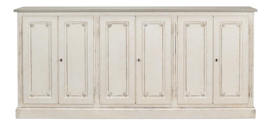 Sarreid Bellagio Sideboard - 96 - White/Grey SIDEBOARDS + CREDENZAS