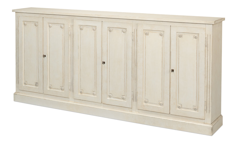 American Home Furniture | Sarreid - Bellagio Sideboard 96 - White/White