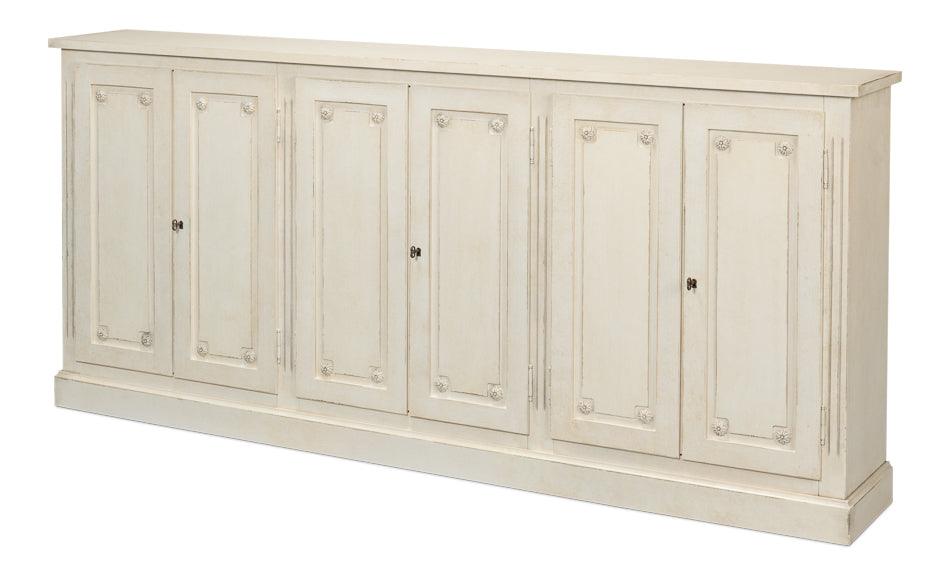Sarreid Bellagio Sideboard 96 - White/White SIDEBOARDS + CREDENZAS