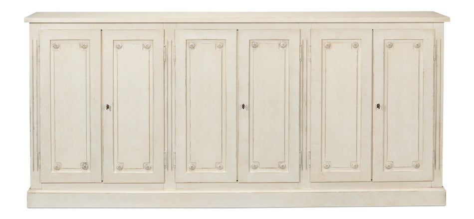 American Home Furniture | Sarreid - Bellagio Sideboard 96 - White/White