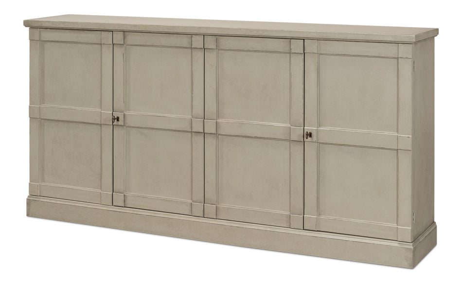 American Home Furniture | Sarreid - Lionisio Buffet 75 Wash Gray Wood Drs 