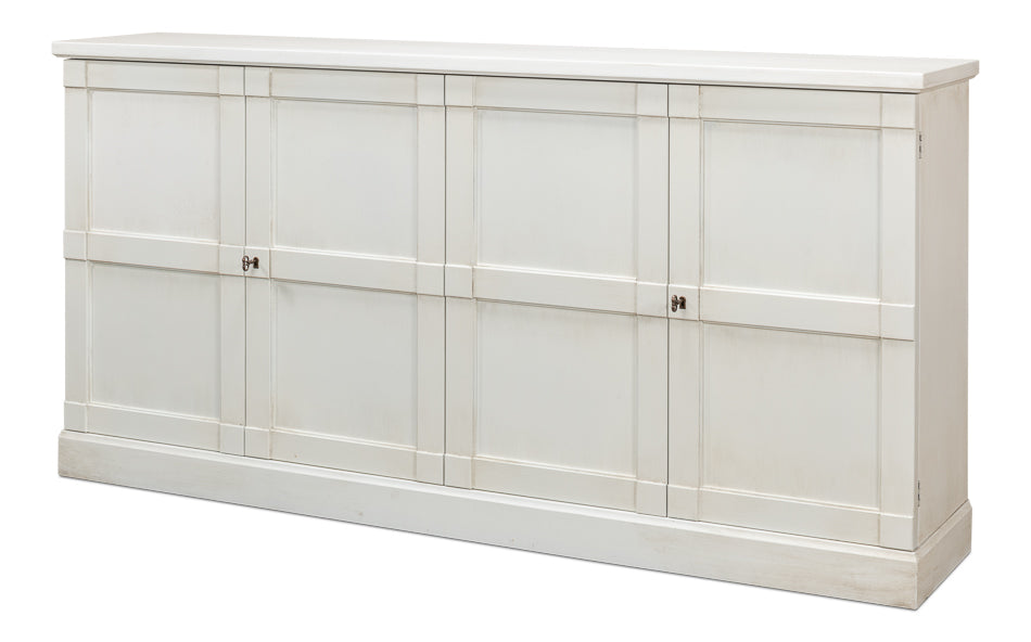 American Home Furniture | Sarreid - Lionisio Buffet 75 Cortinawht Wood Drs 