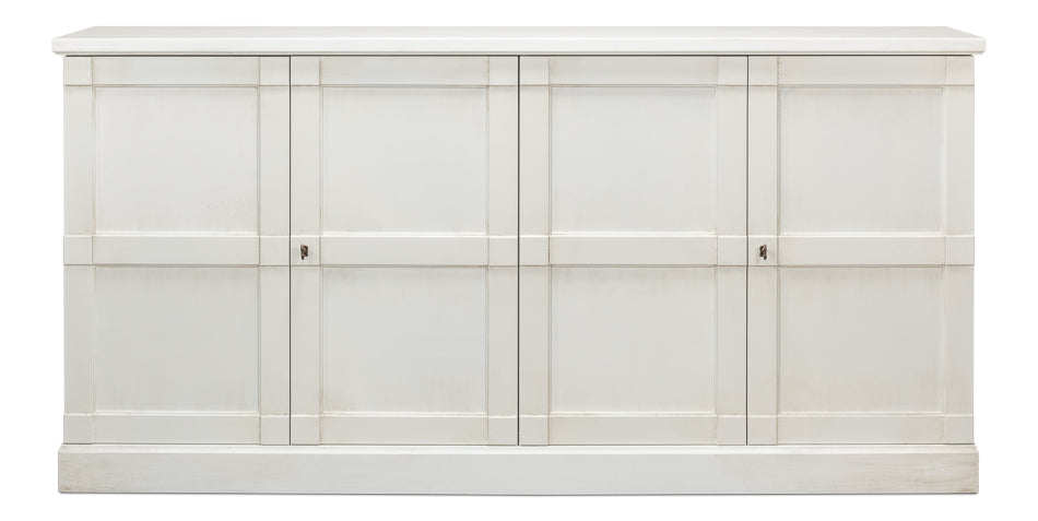 American Home Furniture | Sarreid - Lionisio Buffet 75 Cortinawht Wood Drs 