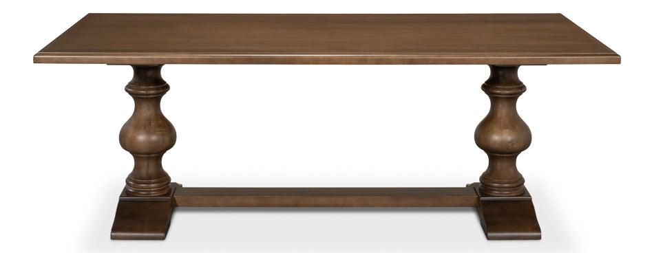 Sarreid Lionisio Trestle Table - Driftwood Finish DINING TABLES