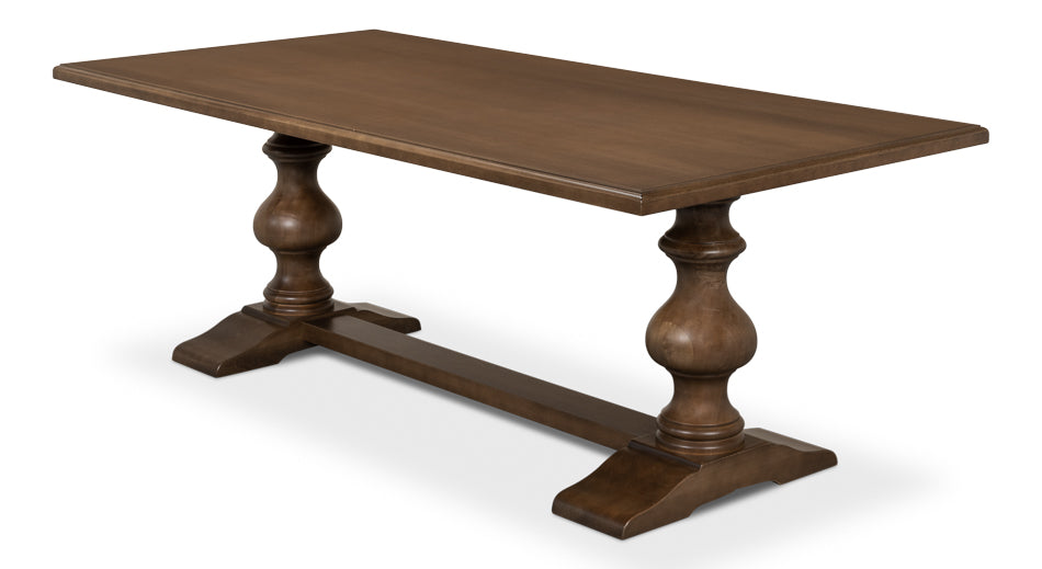 American Home Furniture | Sarreid - Lionisio Trestle Table - Driftwood Finish