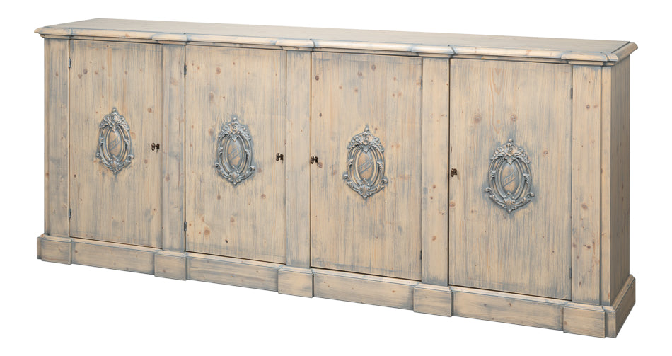 Crested Wall Cabinet