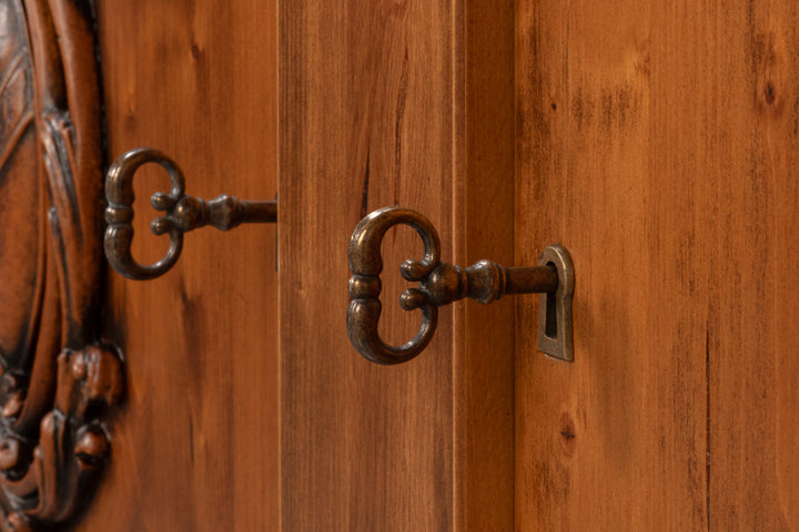 Crested Wall Cabinet