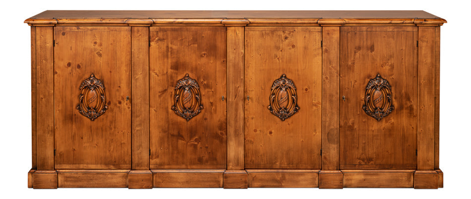 Crested Wall Cabinet