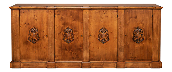 Crested Wall Cabinet