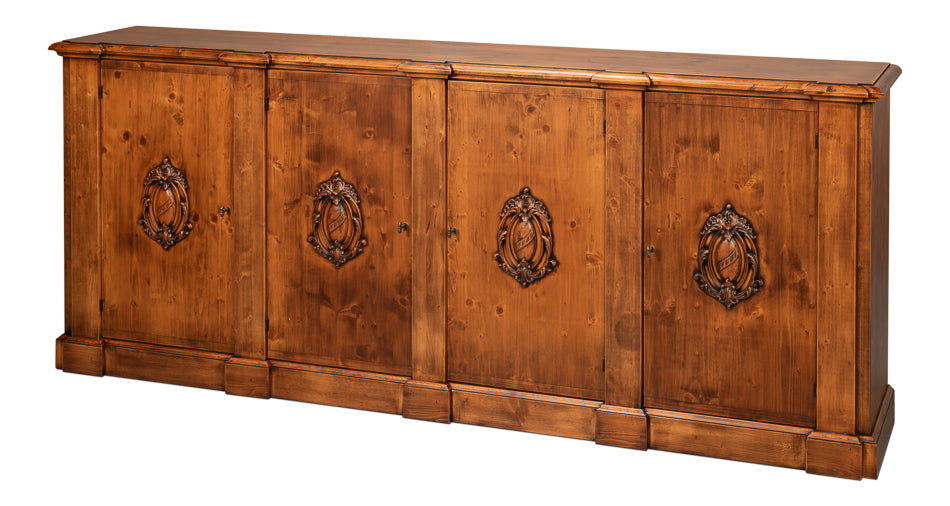 Crested Wall Cabinet