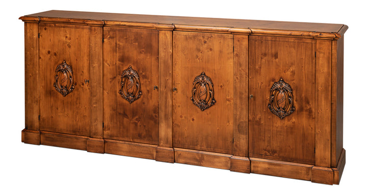 Crested Wall Cabinet