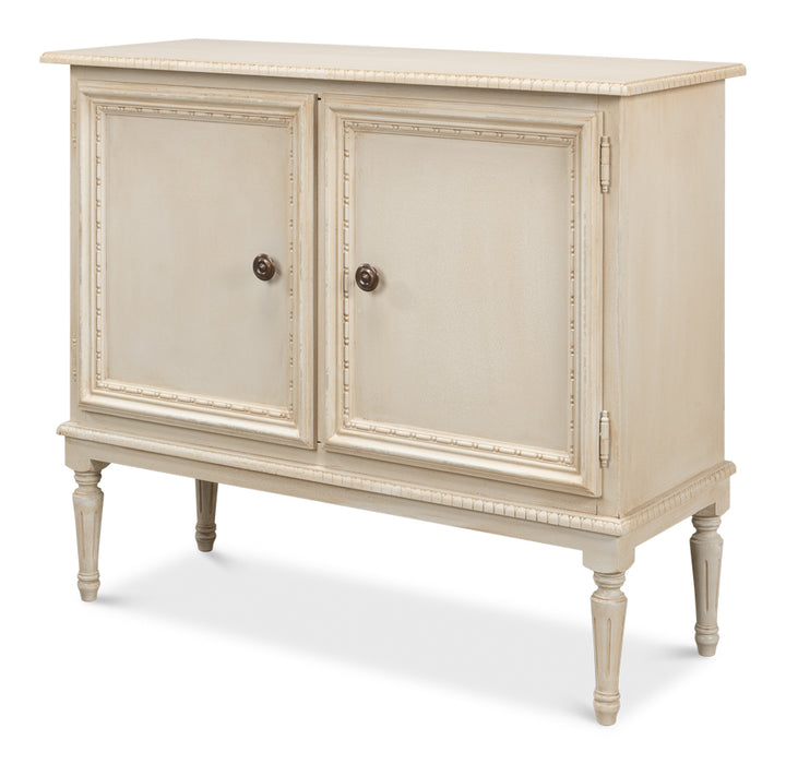 American Home Furniture | Sarreid - 2 Door Sideboard - Bright Lime White