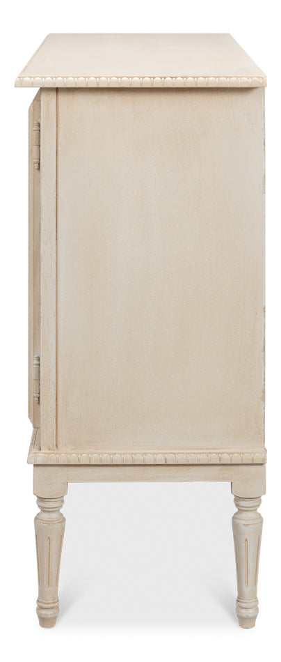 American Home Furniture | Sarreid - 2 Door Sideboard - Bright Lime White