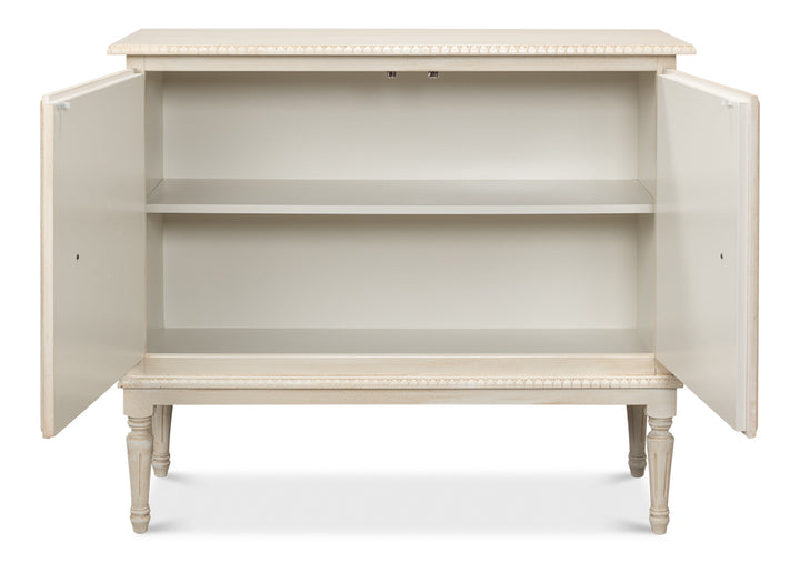 American Home Furniture | Sarreid - 2 Door Sideboard - Bright Lime White