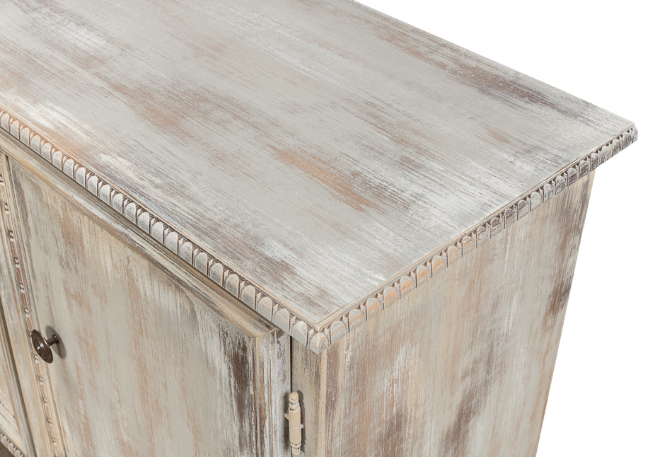 American Home Furniture | Sarreid - 2 Door Sideboard - Grey Oak