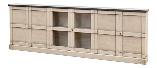 Sarreid Six Door Console Washed Grey - Stone Grey CONSOLE TABLES